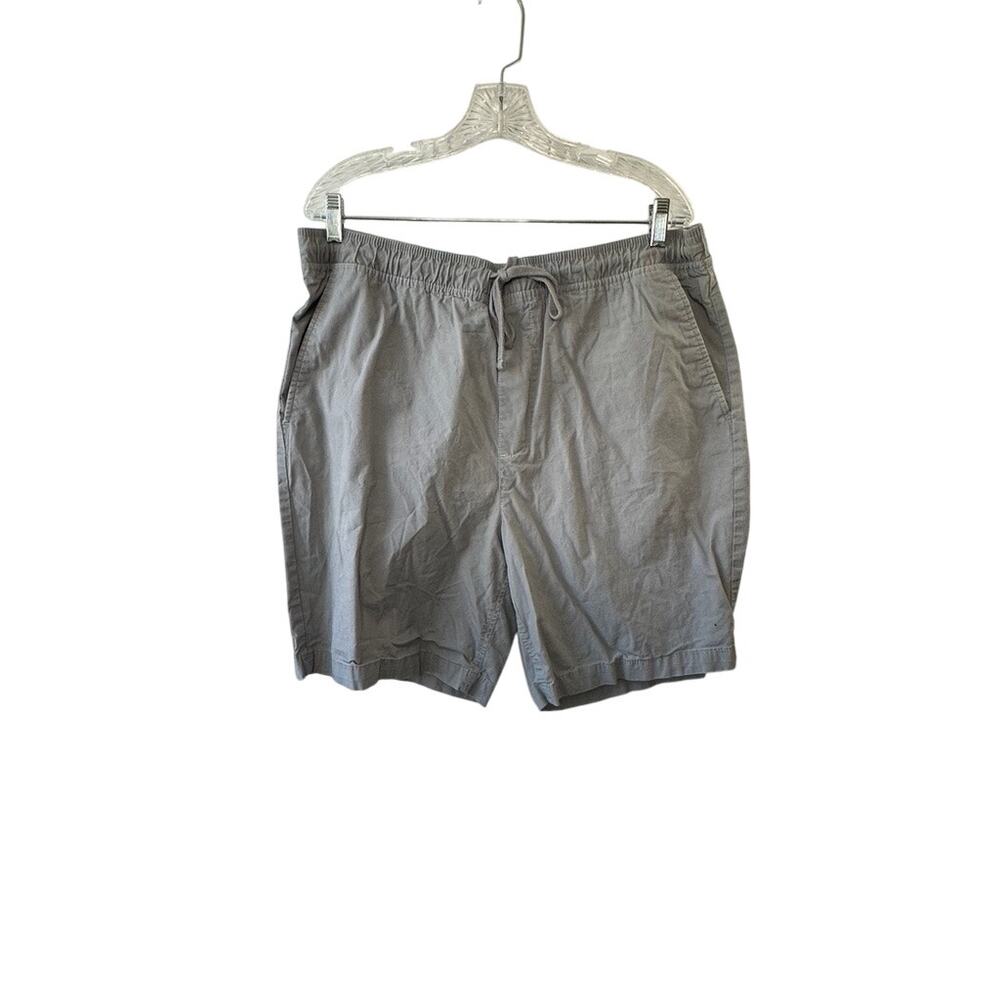 Banana Republic Gray Drawstring Elastic Waist 8" Shorts Mens Size XL